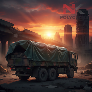 Lona para Camión con Impresión Personalizada, Lona Antidesgarro para Camión, para Transporte de Larga Distancia, Cubierta de Protección de Carga - Product Image 1