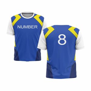 Camisetas Deportivas Personalizadas 100% Poliéster Tejido, Transpirables, de Secado Rápido, Anti-UV, Ecológicas, Cuello Redondo, Manga Corta para Hombre, Corte Regular, OEM - Product Image 1