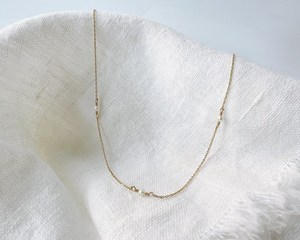 Freshwater Pearl Beaded <b>Necklace</b> Dainty Minimalist Pearl <b>Necklace</b> for Women Real Pearl Jewelry Elegant Handmade Gift - Product Image 3