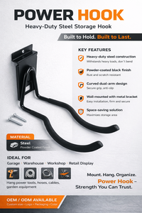 Wall-Mounted Multifunction Power <b>Tool</b> <b>Hook</b> Large Utility Hanger for <b>Tools</b> Equipment Storage Organizer OEM Vietnam GAPGAR004 - Product Image 5