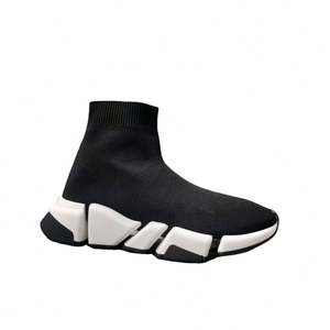 Designer Sock <b>Sneakers</b> Men Women Breathable Knit <b>Slip</b>-<b>on</b> Chunky Shoes Luxury Designer Platform Casual Walking Shoes Wholesale - Product Image 1