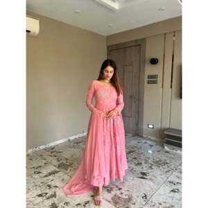 Nuevo conjunto de traje modesto One Anarkali con diseño de modelado real - Product Image 3