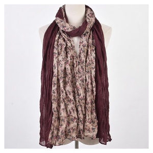 Bufanda Larga de Chifón con Estampado Floral para Mujer, Elegante y Multifuncional, Accesorio de Moda para Todas las Temporadas - Product Image 1