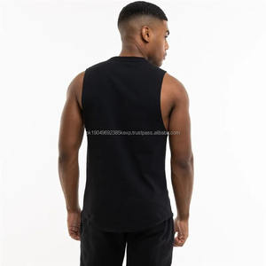 OEM service Made Gym Tank <b>Tops</b> Summer Fitness <b>Vest</b> Singlets in XL Size Quick Dry Polyester with Hood Button Pocket Decoration - Product Image 6
