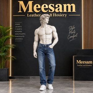 Jeans de Pierna Recta para Hombre, Cintura Alta, Corte Regular, Denim Lavado, Algodón, Estilo Casual, Ropa de Primavera - Product Image 6