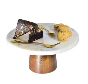 Square <b>Marble</b> <b>Cake</b> <b>Stand</b> Platter Table Decoration Dining Table Restaurant Tableware Chocolate <b>Cake</b> Server - Product Image 4