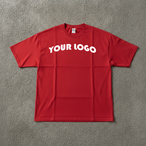 Camiseta Extra Grande de Algodón con Estilo Hip Hop, Hombros Caídos, Logotipo Personalizado, Talla Grande para Hombre - Product Image 6