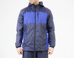 Ensemble de survêtement coupe-vent de performance pour hommes, 2 pièces, veste et pantalon en nylon avec fermeture éclair, vêtements de sport par sublimation, vente en gros - Product Image 2