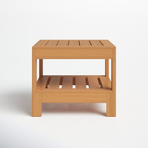 Modern Outdoor Teak <b>Sofa</b> <b>Set</b> Patio Garden Furniture Wooden Lounge <b>Set</b> with Coffee Table for Villa Resort Hotel - Product Image 3