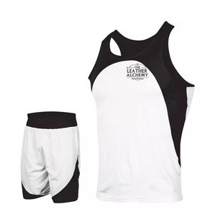 Uniformes de Kick Boxing para Hombre, Pantalones Cortos de Muay Thai Personalizados y en Stock, Chaleco de Boxeo de Alta Calidad en Venta - Product Image 1