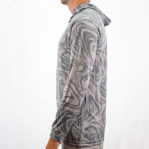 Best Performance UPF 50 Breathable <b>Printed</b> 100% Polyester Fishing <b>Surf</b> Wear Long Sleeve Cooling Shirt Wholesale Custom Logo - Product Image 2