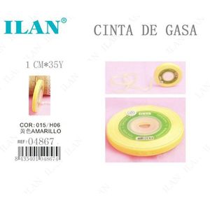 Nastro di garza Ilan 1 cm 35 Y giallo per uso medico - Product Image 1