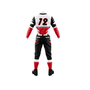 Custom Adult Men's <b>Baseball</b> Uniform Mesh Moisture-Wicking Anti-Bacterial Breathable 100% Polyester Fabric Full Sleeves - Product Image 4