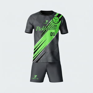 Servicio OEM, Ropa Deportiva Personalizada, Manga Corta, Prenda de Verano, Cuello Redondo, Absorbe la Humedad, Transpirable, 100% Poliéster, Transferencia Térmica - Product Image 6