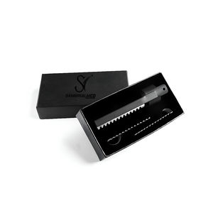 Navajas de Afeitar Profesionales de Acero Inoxidable de Primera Calidad, Más Vendidas, de Una Sola Cuchilla, Duraderas, para Uso Facial y Corporal, Personalizadas en Rojo - Product Image 1