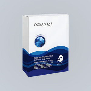 มาส์กหน้าเกาหลี Ocean Lab Deep Sea Ampoule Shot Jellyfish Skip Mask แพ็ค 10 แผ่น, แผ่นมาส์กคอลลาเจน 1 ชิ้น - Product Image 1