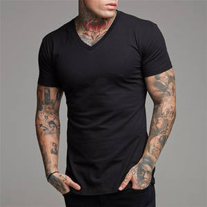 Men's <b>Customised</b> Logo Twill Stand Collar ODM T-Shirts with Custom Branding for Summer - Product Image 1