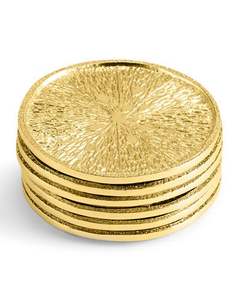 Famous Style Brass Coaster Stainless Steel Coaster Place Mats <b>Dining</b> Mats Metal Engraving Coaster at very low factory price - Product Image 5