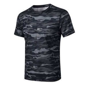 Camisetas de Gimnasio de la Mejor Calidad en Oferta Online, Camisetas de Gimnasio para Hombre en Mezcla de Poliéster y Algodón, Camisetas de Gimnasio Estampadas - Product Image 1