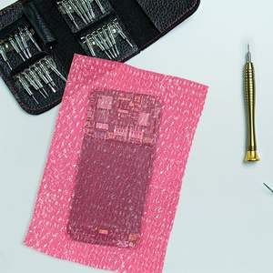 Sacchetti a bolle antistatici da 7X11.5 pollici 450 rosa autosefal polietilene impermeabile PE per la spedizione di cosmetici elettronici - Product Image 6