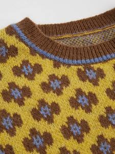 Suéter de Punto Estilo Universitario, Grueso, Suave y Cálido para Invierno, de Alta Densidad, para Mujer, a la Moda, Transpirable, 2026 - Product Image 5