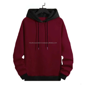 Sweat-shirts d'hiver pour hommes de haute qualité, 100% coton molletonné, fermeture éclair, chauds, décontractés, impression personnalisée, service OEM - Product Image 3