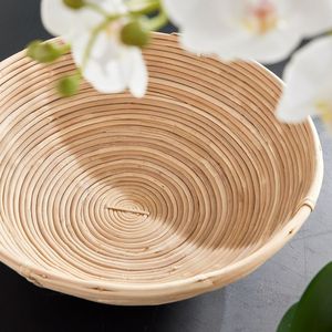Cesta de fermentación de pan de ratán 100% orgánica de ALTA CALIDAD, sin astillas, herramientas para hornear masa madre, venta al por mayor - Product Image 4