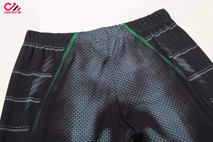 กางเกงรัดรูปออกกำลังกายเอวสูงสำหรับผู้ชาย-MMA สปัทส์ สำหรับการต่อสู้ ยิมนาสติก เพาะกาย แห้งเร็ว ระบายอากาศได้ดี สีตามสั่ง ปรับแต่งได้ - Product Image 6