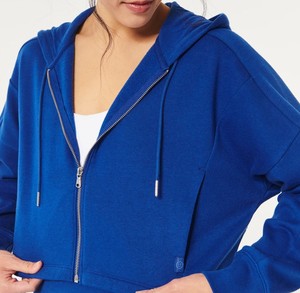 Sweat à capuche décontracté épais en coton et élasthanne de bonne qualité pour femme, avec logo personnalisé, grande taille, pour l'hiver - Product Image 4