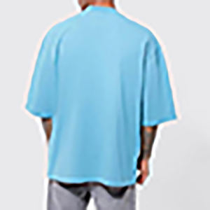 Camisetas de Hombre 100% Algodón al por Mayor 2025, con Logotipo Personalizado, Tallas Grandes, Estampadas, Corte Holgado y Tejido Grueso - Product Image 5