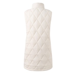 <span class=keywords><strong>Gilet</strong></span> sans manches léger pour femme, style preppy, avec fermeture éclair, col montant, respirant, imperméable, coupe-vent, écologique, coupe ajustée - Product Image 2