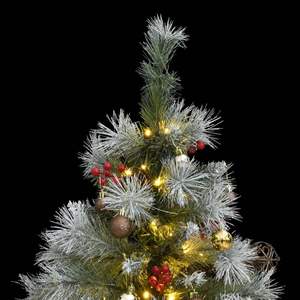 Arbre de Noël Artificiel Articulé avec 150 LED et Ensemble de Boules, Collection d'Ornements de 47,2 pouces - Product Image 2