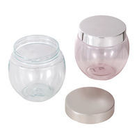 Xypackaging Pots ronds vides en plastique PET pour masques faciaux 250ml 8oz Pots cosmétiques ronds transparents pour masques faciaux Prix de gros