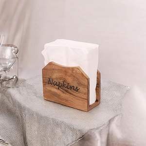 luxury wooden rectangle <b>tissue</b> <b>box</b> <b>tissue</b> organizer handcrafted natural finish home decor for restaurant cafe - Product Image 1