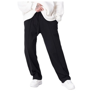 Mid Waist Loose Fit Soft Linen Cotton Fabric Made Men <b>Back</b> <b>Patch</b> Pockets Jogger Pant Waistband Bartacking For Cross Training - Product Image 2