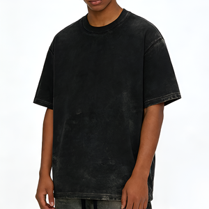 Camiseta Personalizada para Hombre, Talla Grande, 100% Algodón, Corte y Confección Reforzados, 260 g/m², Impresión DTG, Estilo Urbano Retro, Camiseta Lisa - Product Image 1