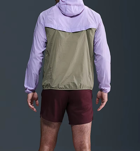 Veste bomber de course ultra-fine avec protection UV, unisexe, résistante à l'eau, légère, pliable, réfléchissante, logo personnalisé - Product Image 4