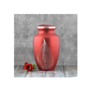Urne funéraire en aluminium noir avec code numérique, design traditionnel décoratif, pour cendres, à poser sur table, capacité 3-4L - Product Image 6