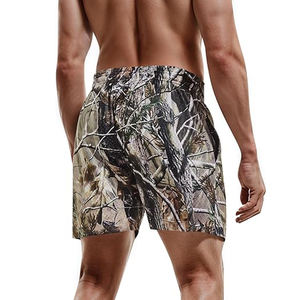 Pantalones Cortos Deportivos Casuales para Hombre, con Cordón, 100% Poliéster, Lona de 160g, Tejido Antiviento, Cintura Media, Bolsillos con Impresión Digital, Transpirables - Product Image 3