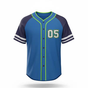 Maillot de baseball personnalisé pour homme, coupe athlétique, tissu respirant, conçu pour le confort, la durabilité et les performances sportives. - Product Image 6