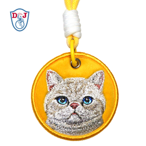 Parches Bordados Personalizados de Gatos Exóticos, Adornos Bordados para Bolsos de Mascotas, Accesorios de Moda - Product Image 1