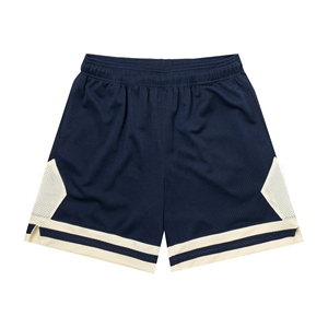 Shorts de plage décontractés personnalisés avec logo OEM, en maille respirante par sublimation, taille élastique, séchage rapide, grandes tailles, couleur unie - Product Image 2