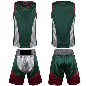 Uniformes de Boxeo para Competencia, Ropa de Artes Marciales, Trajes de Combate, Conjunto de Jersey y Pantalones Cortos de Boxeo, Nueva Llegada 2026 - Product Image 1