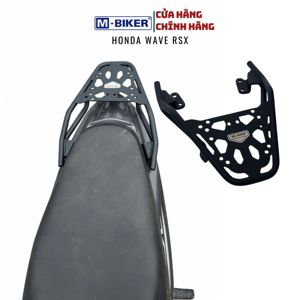 Porte-bagages arrière pour moto M-Biker, durable, avec garantie d'un an, pour la série Wave - Product Image 1