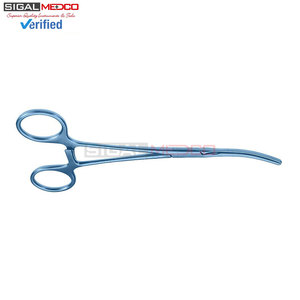 Pinza Pediátrica Cooley de 6.75 Pulgadas (17 cm), Pinza Manual Curva Atraumática con Mordazas de Acero Inoxidable, Certificación CE, Uso Cardiovascular, Duradera - Product Image 3