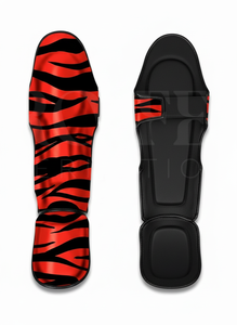Protège-tibias en cuir PU pour boxe, Muay Thai, Kickboxing, MMA, Karaté – Conception personnalisée – Entraînement et Sparring – Grande Vente - Product Image 6