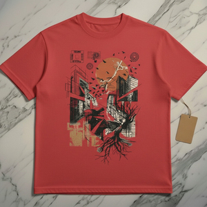T-shirts surdimensionnés pour hommes en coton épais à manches courtes – Nouveauté été – Prix de gros - Product Image 4