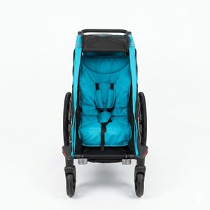 Remorque de vélo pour bébé TC-2024S 3-en-1, poussette de jogging, siège individuel, ceinture de sécurité, cadre en aluminium pour les aventures en plein air - Product Image 4
