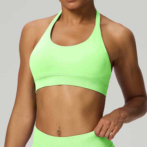 Breathable Custom LOGO Spandex Wholesale Backless High Quality Seamless Women Sportswear Gym Yoga Sports Bra for Women Fitness - Product Image 4