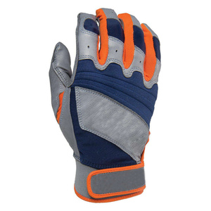 Guante de Bateo de Cuero Negro y Amarillo WARPRO INDUSTRY, Cierre de Gancho y Bucle Ambidiestro, Tejido Resistente, Unisex, para Entrenamiento de Adultos - Product Image 6